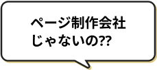 ページ制作会社じゃないの？